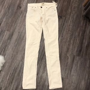 Dylan George - cream pants velvet material size 27